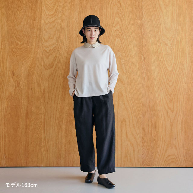 めぐり布 襟付きカットソー