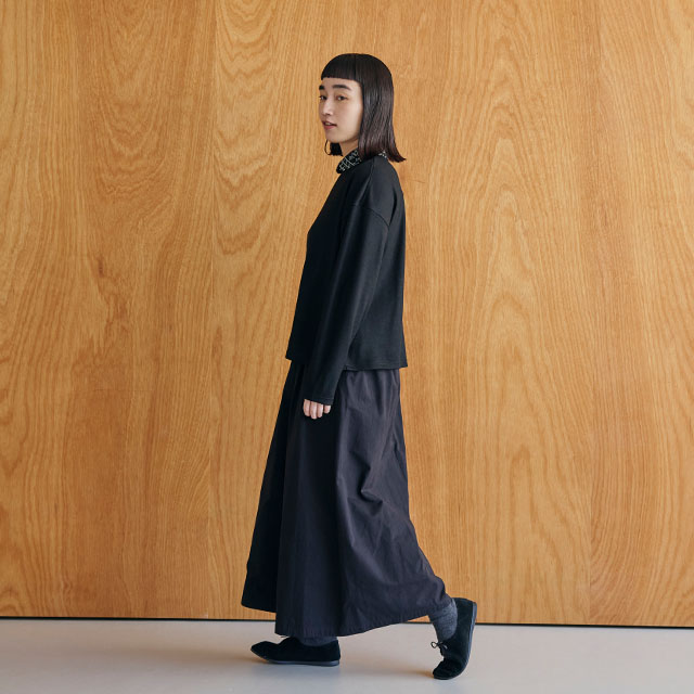 めぐり布 襟付きカットソー