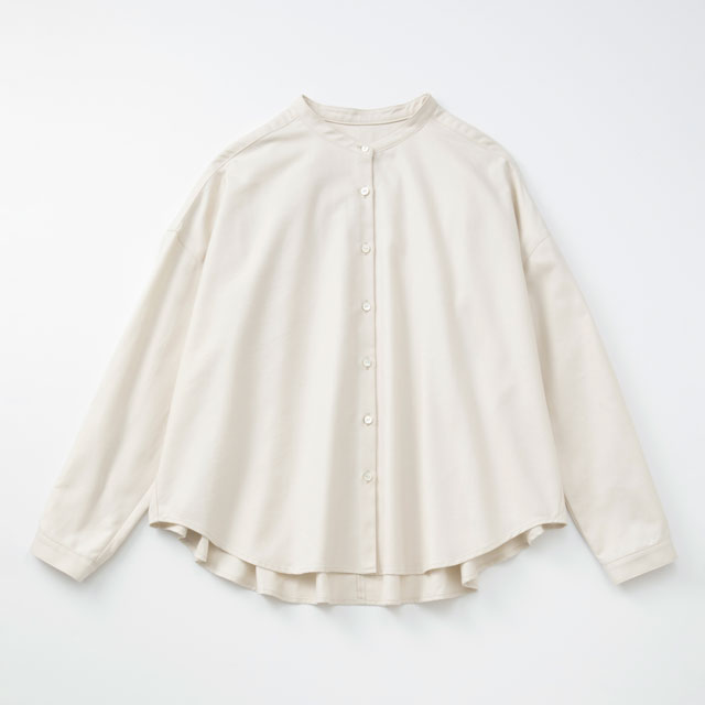 バックギャザーブラウス アイボリー