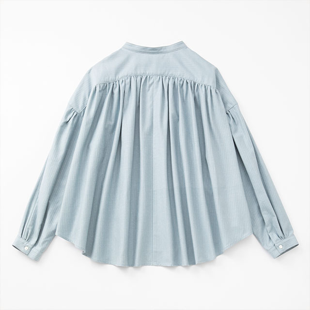 中川政七商店　2025秋冬発売　新品　やわらかネルのバックギャザーロングブラウス やわらかネルのバックギャザーロングブラウス｜衣料品｜中川政七