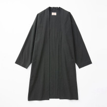 【中川政七商店】はっぴコート 墨 グレー L アトリエコート ショップコート はっぴコート｜衣料品｜中川政七商店 公式サイト