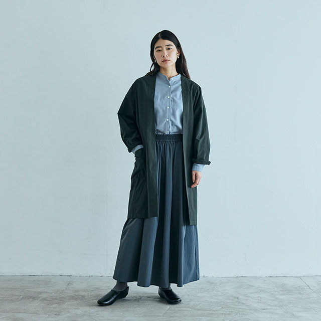 美品✨中川政七商店 はっぴコート ロングシャツ カーディガン 羽織り はっぴコート｜衣料品｜中川政七商店 公式サイト