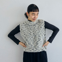 COOHEMコラボ　ニットベスト
