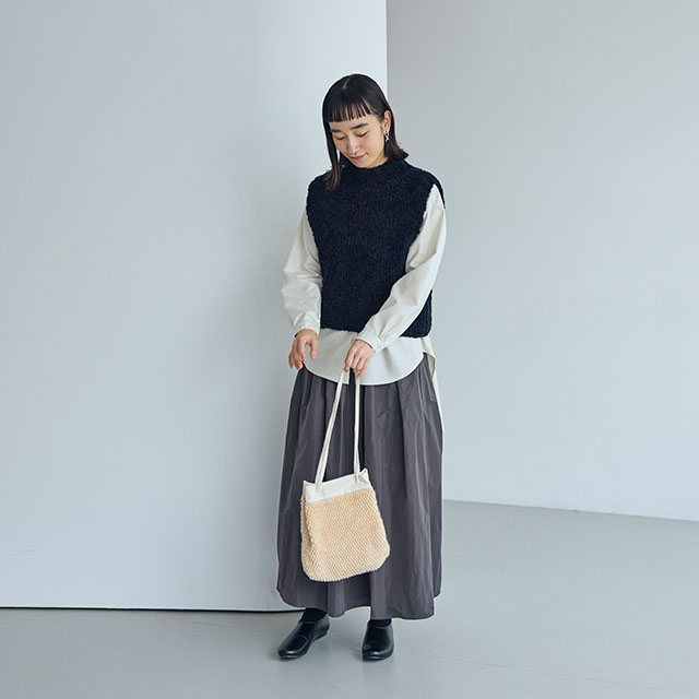 COOHEMコラボ　ニットベスト