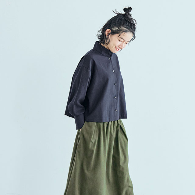 【WEB限定】SETTO OKKAKE SHIRT 25AW/ 平織りサマーウール