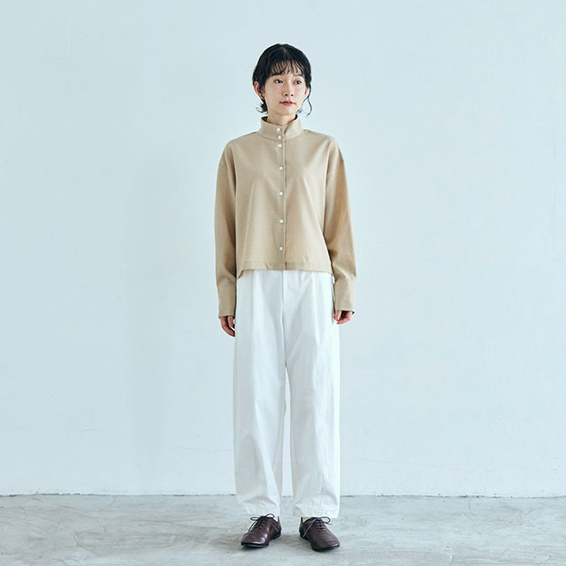 【WEB限定】SETTO OKKAKE SHIRT 25AW/ 平織りサマーウール