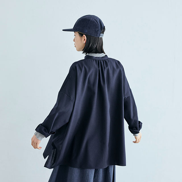 【WEB限定】SETTO FARMS SHIRT 25AW / 平織りサマーウール