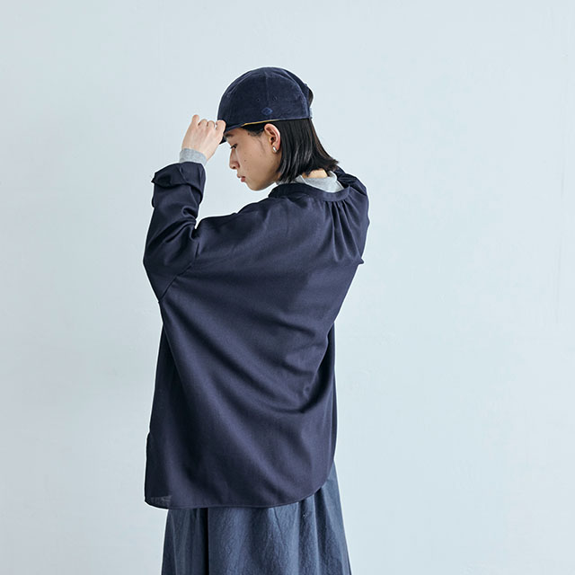 【WEB限定】SETTO FARMS SHIRT 25AW / 平織りサマーウール