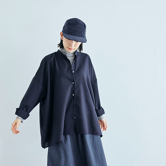 【WEB限定】SETTO FARMS SHIRT 25AW / 平織りサマーウール