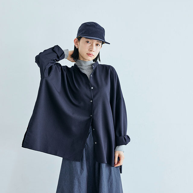 【WEB限定】SETTO FARMS SHIRT 25AW / 平織りサマーウール
