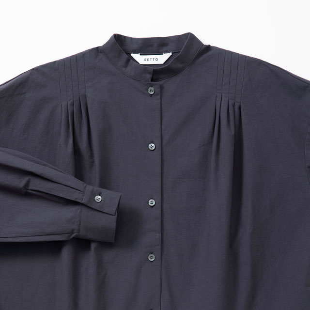 【WEB限定】SETTO PLEATS SHIRT【お求めやすくなりました】