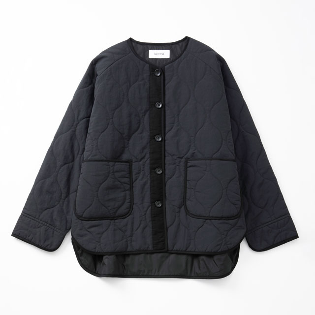 QUILT JACKET　ブラック