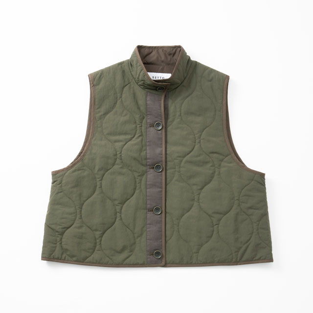 中川政七商店　SETTO quilt vest WEB限定】SETTO QUILT VEST｜衣料品｜中川政七商店 公式サイト