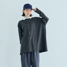 美品・近年モデル✨中川政七商店　バンドカラーシャツ　コットン　リネン　Fサイズ 楽天市場】中川政七商店 麻 シャツの通販
