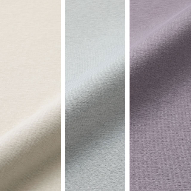 綿カシミヤのタック袖プルオーバー