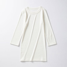 さらさら綿の七分袖プルオーバー