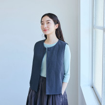 さらさら綿の七分袖プルオーバー