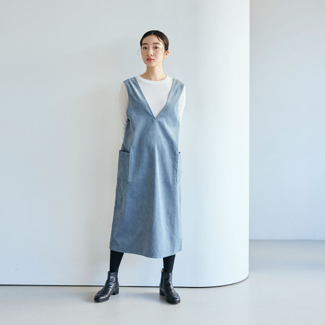 さらさら綿の七分袖プルオーバー