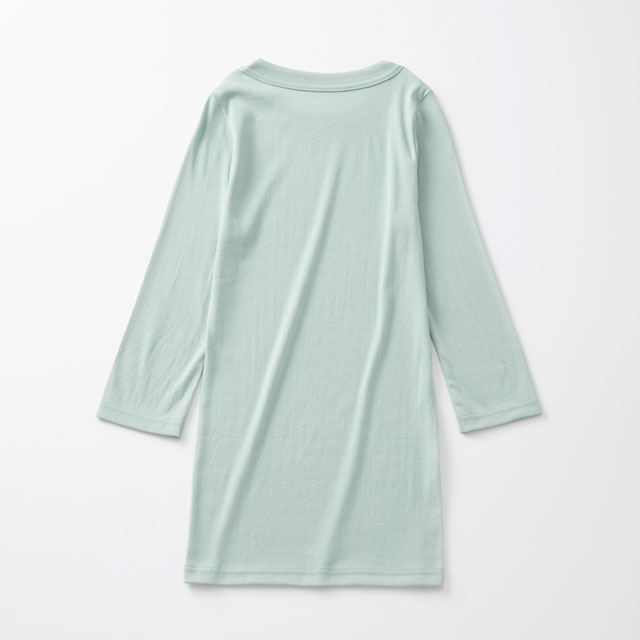 さらさら綿の七分袖プルオーバー