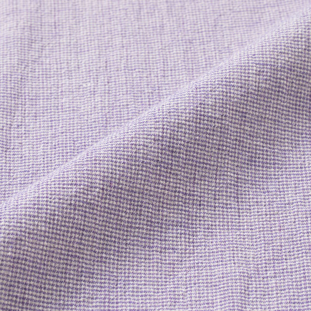 綿麻のちりめん織 開襟ブラウス