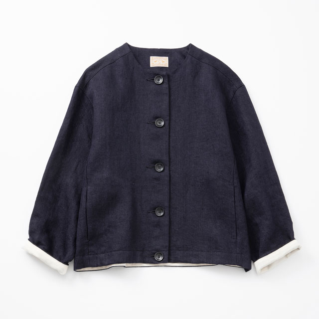 リネンデニムのジャケット