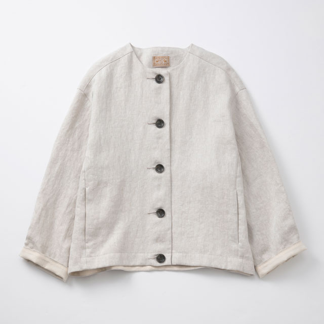 リネンデニムのジャケット