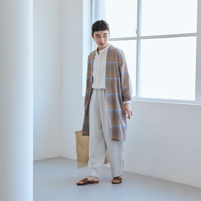 はっぴコート　格子