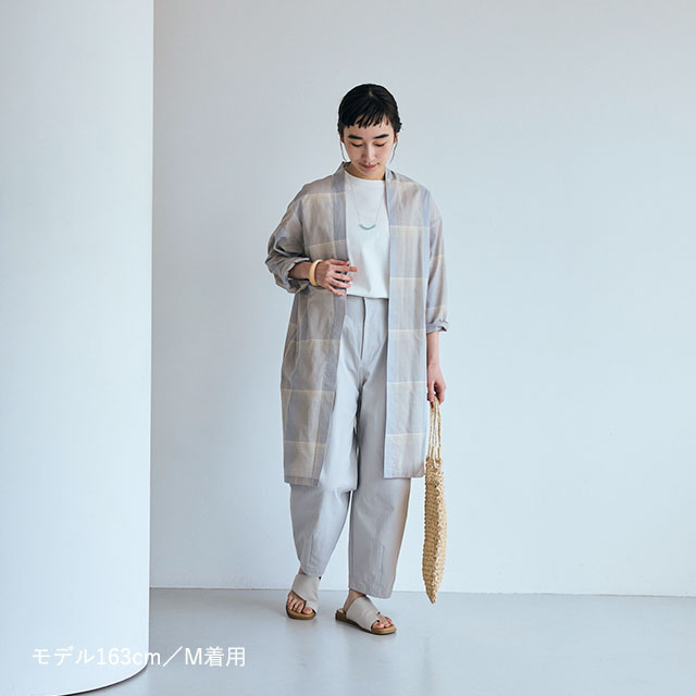 はっぴコート　格子