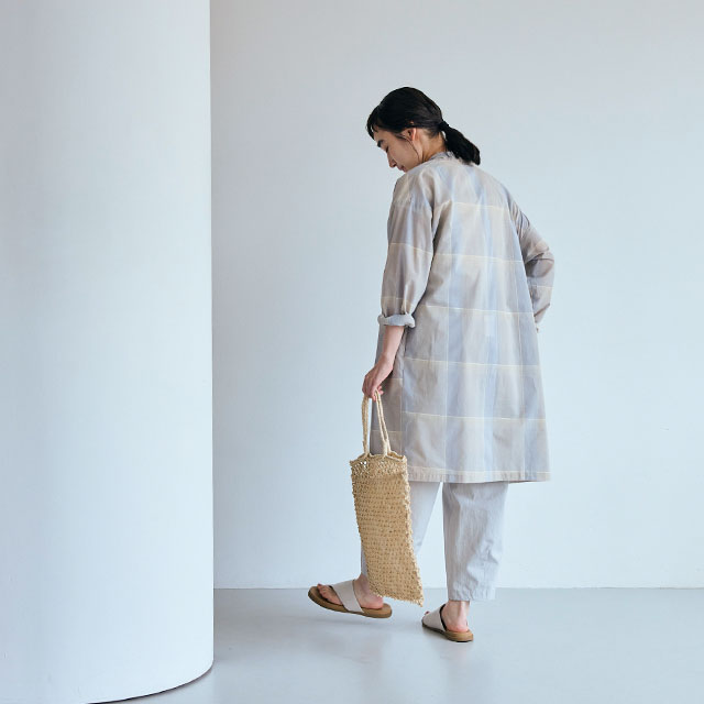 はっぴコート　格子