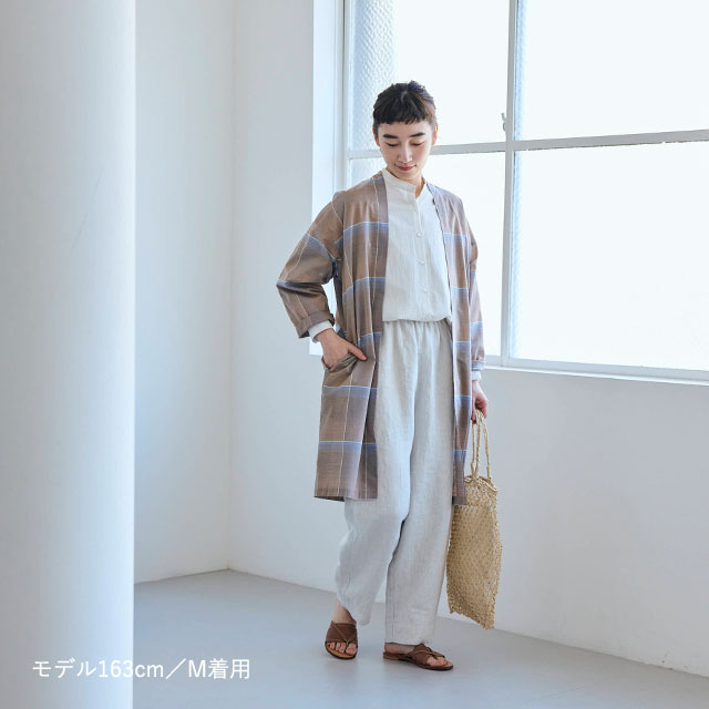 はっぴコート　格子