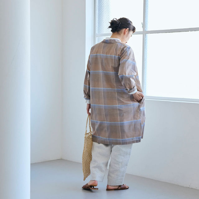 はっぴコート　格子