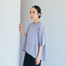 とろみ麻のＴシャツ