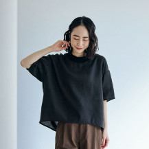 とろみ麻のＴシャツ
