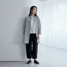 ドットドビーのシャツコート