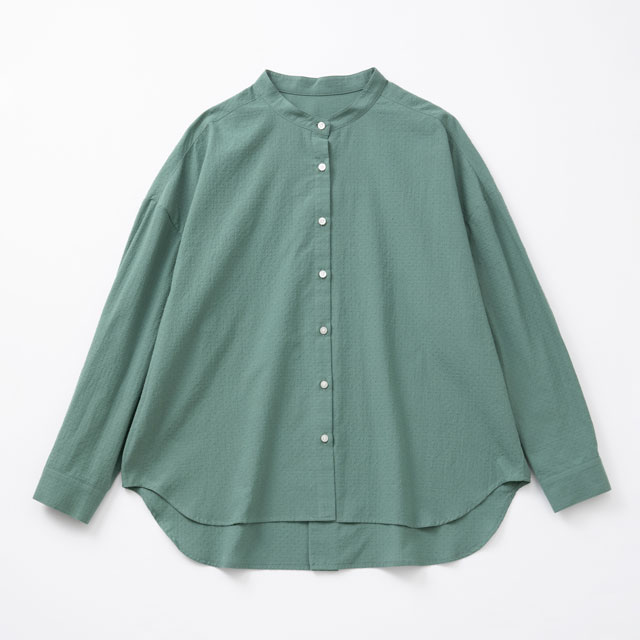 ドットドビーのブラウス