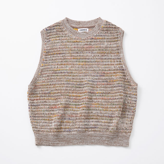 COOHEMコラボ　サマーニットベスト