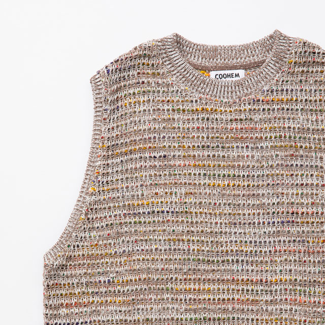COOHEMコラボ　サマーニットベスト