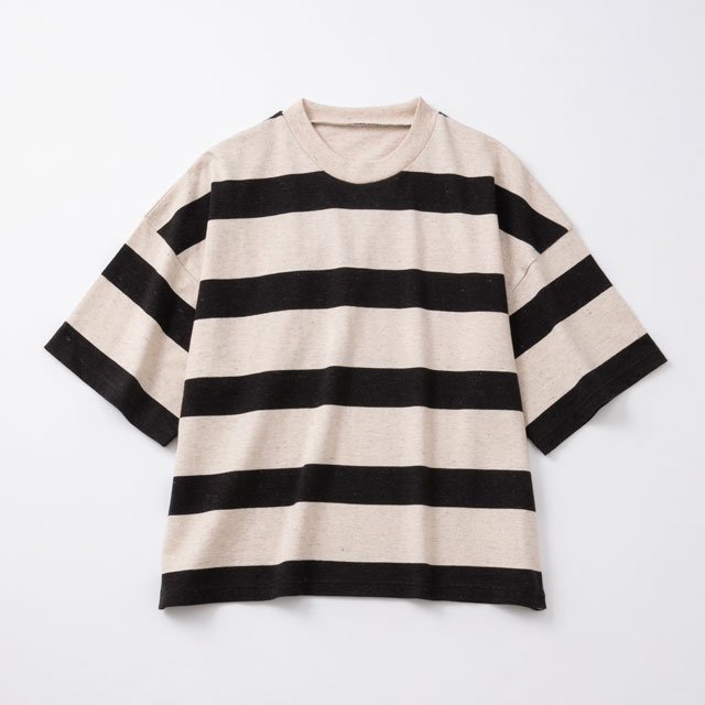 【WEB限定】 大人の杢Tシャツ 半袖 ボーダー