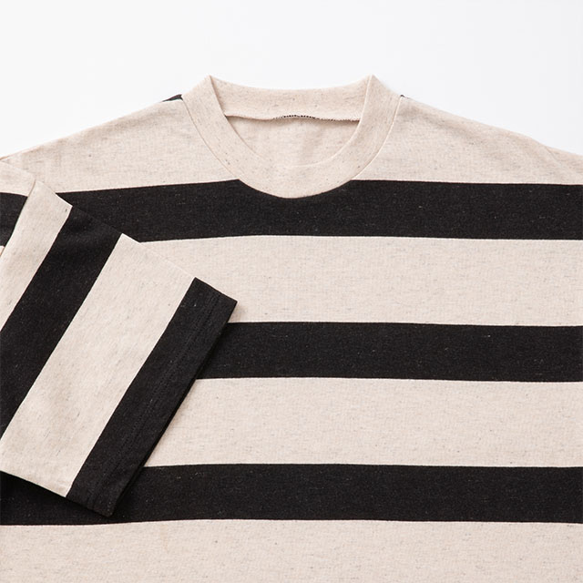 【WEB限定】大人の杢Tシャツ 半袖 ボーダー