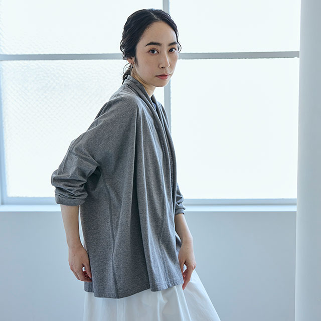 【WEB限定】カットソーの羽織