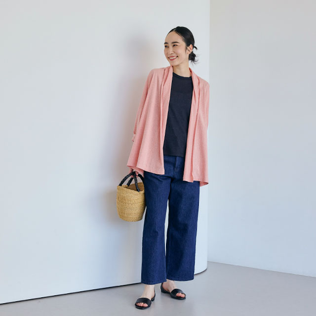 【WEB限定】カットソーの羽織