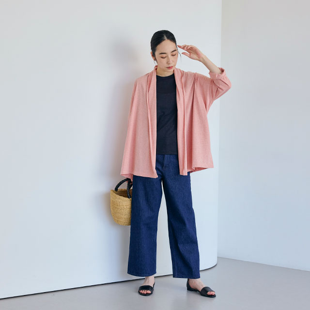 【WEB限定】カットソーの羽織