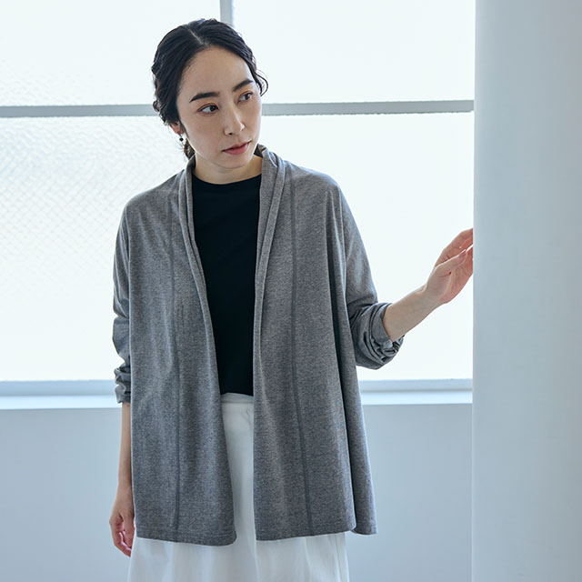【WEB限定】カットソーの羽織