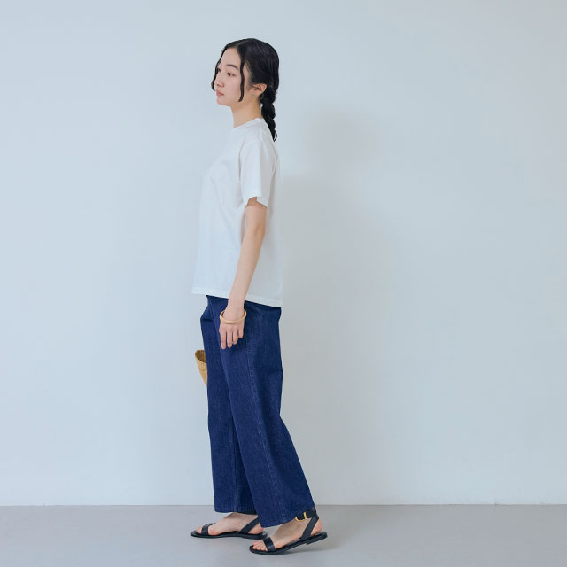 布ぬのTシャツ　ボーラレース水玉大