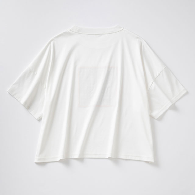 布ぬのTシャツ　ワイド　オパールマス紋