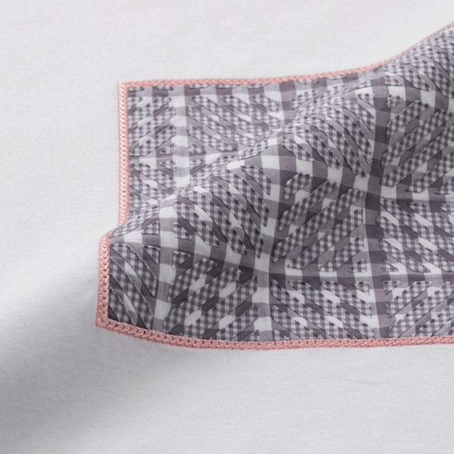 布ぬのTシャツ　ワイド　オパールマス紋