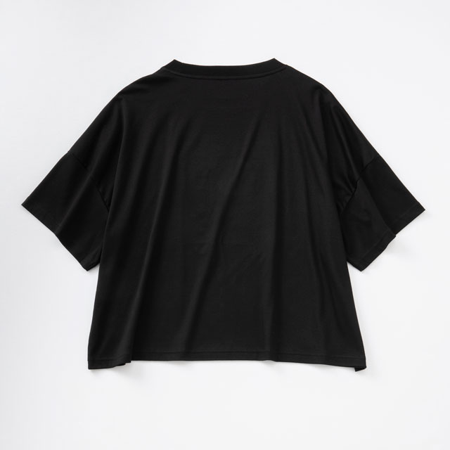布ぬのTシャツ　ワイド　オーガンジー格子
