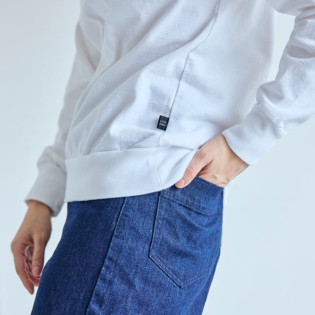 【WEB限定】LOCAL FABRIC  吊り編みTシャツロング