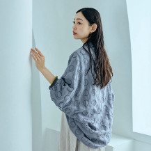 刺繍のボレロ　丸紋