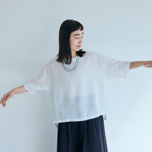 【WEB限定】麻布Ｔシャツ　ワイド